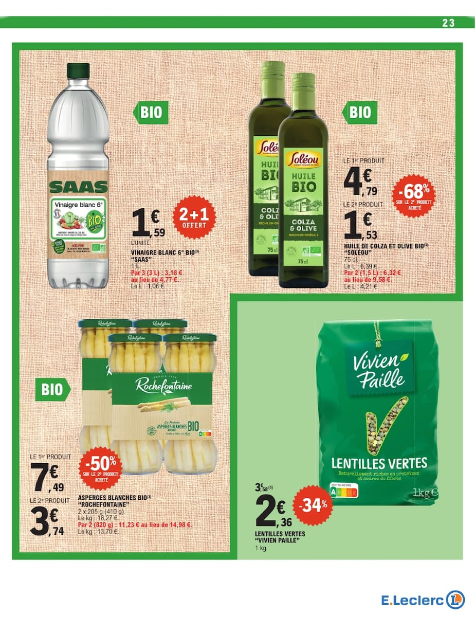 TOUT CE QUI COMPTE POUR VOUS EXISTE À PRIX E.LECLERC - Page 23