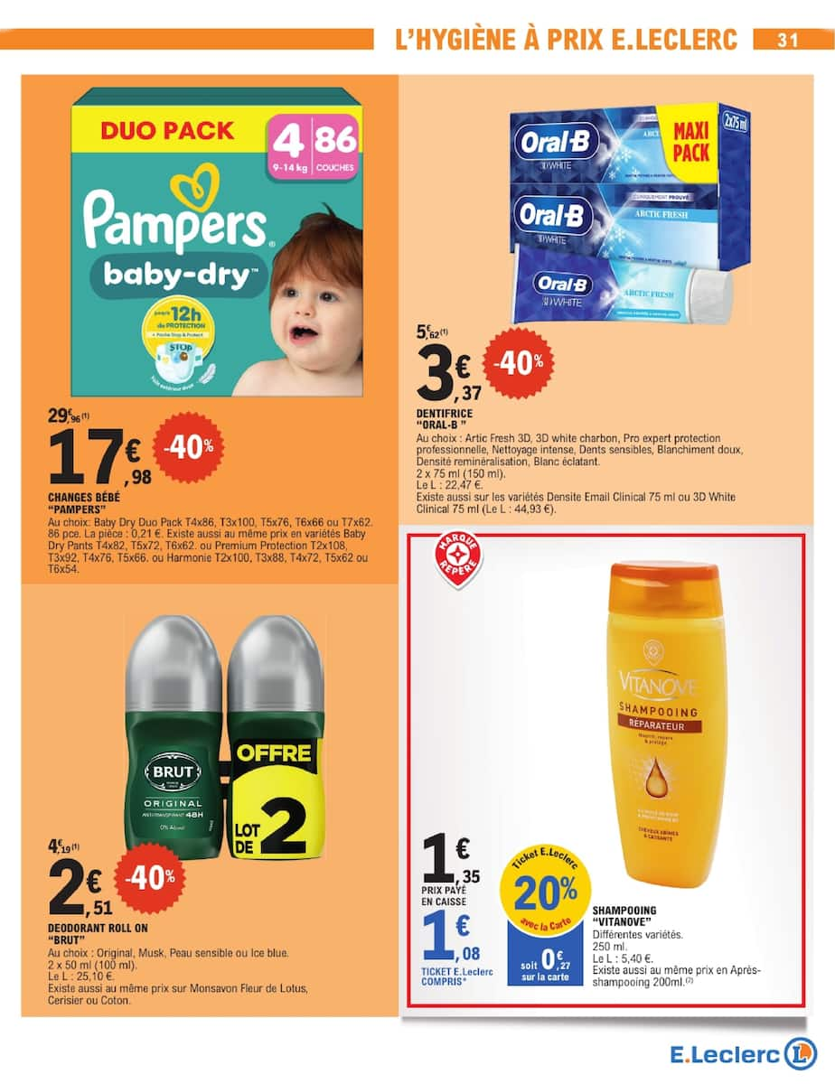 TOUT CE QUI COMPTE POUR VOUS EXISTE À PRIX E.LECLERC - Page 31