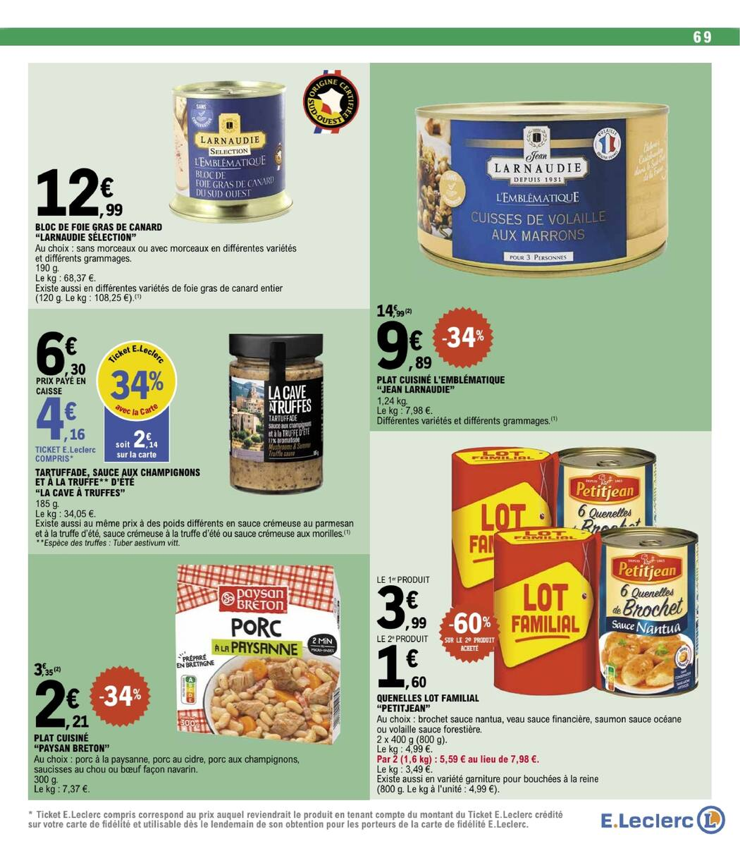 SPÉCIAL PÂQUES À PRIX E.LECLERC - Page 69