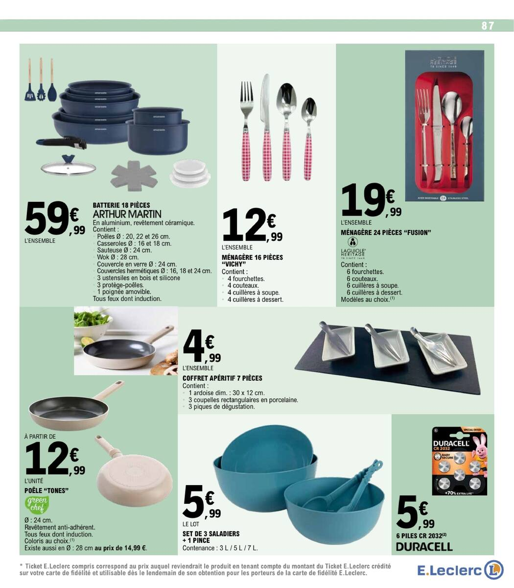 SPÉCIAL PÂQUES À PRIX E.LECLERC - Page 87