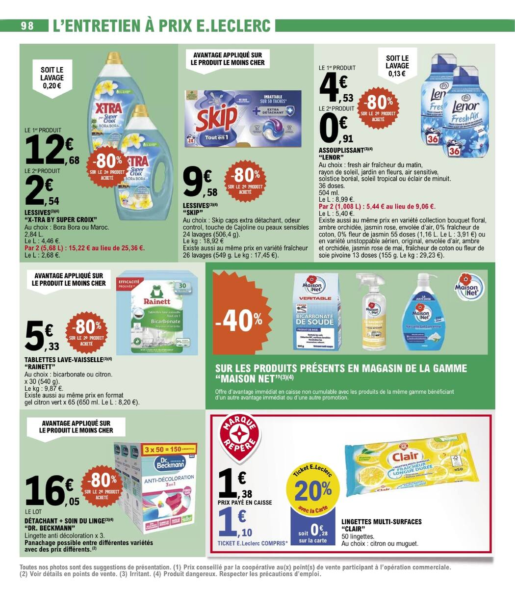 SPÉCIAL PÂQUES À PRIX E.LECLERC - Page 98