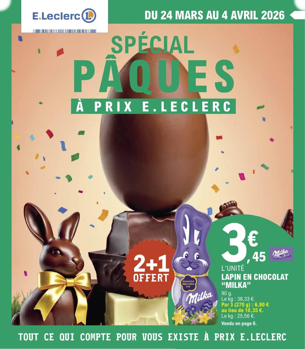 SPÉCIAL PÂQUES À PRIX E.LECLERC - Page 1
