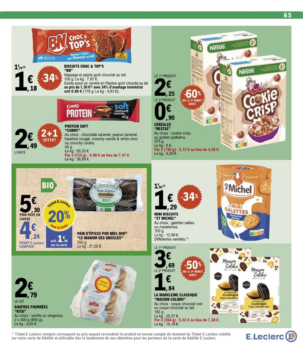 SPÉCIAL PÂQUES À PRIX E.LECLERC - Page 65