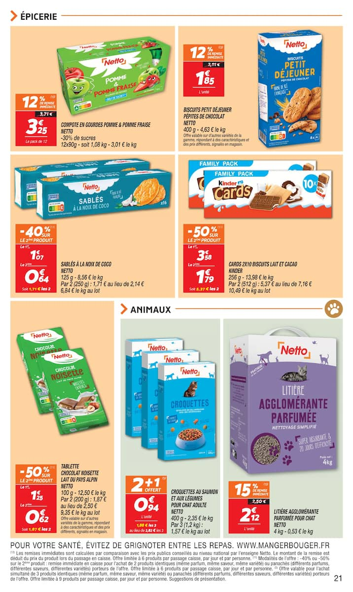 LE 2ÈME PRODUIT À -80% SUR UNE SÉLECTION DE PRODUITS MÉNAGERS - Page 21