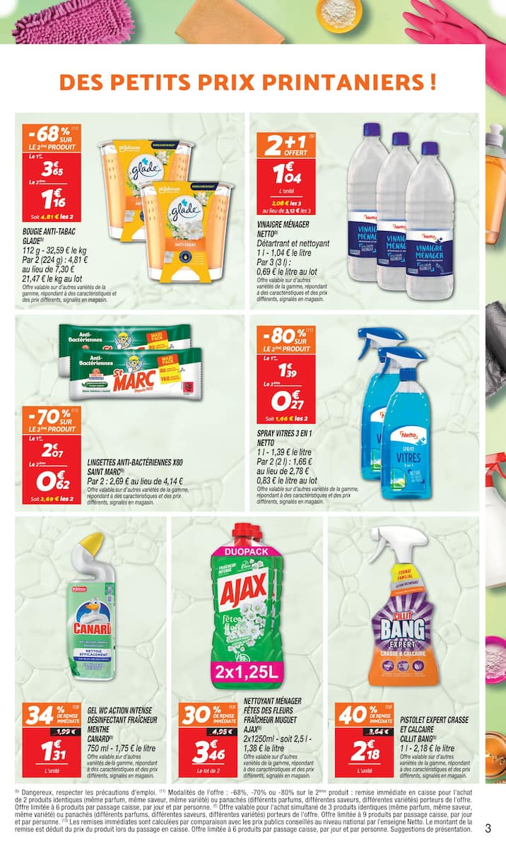 LE 2ÈME PRODUIT À -80% SUR UNE SÉLECTION DE PRODUITS MÉNAGERS - Page 3