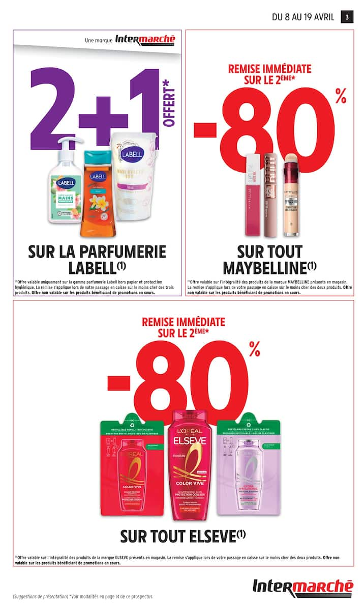 80% REMBOURSÉS EN BONS D'ACHAT SUR LE RAYON BEAUTÉ - Page 3