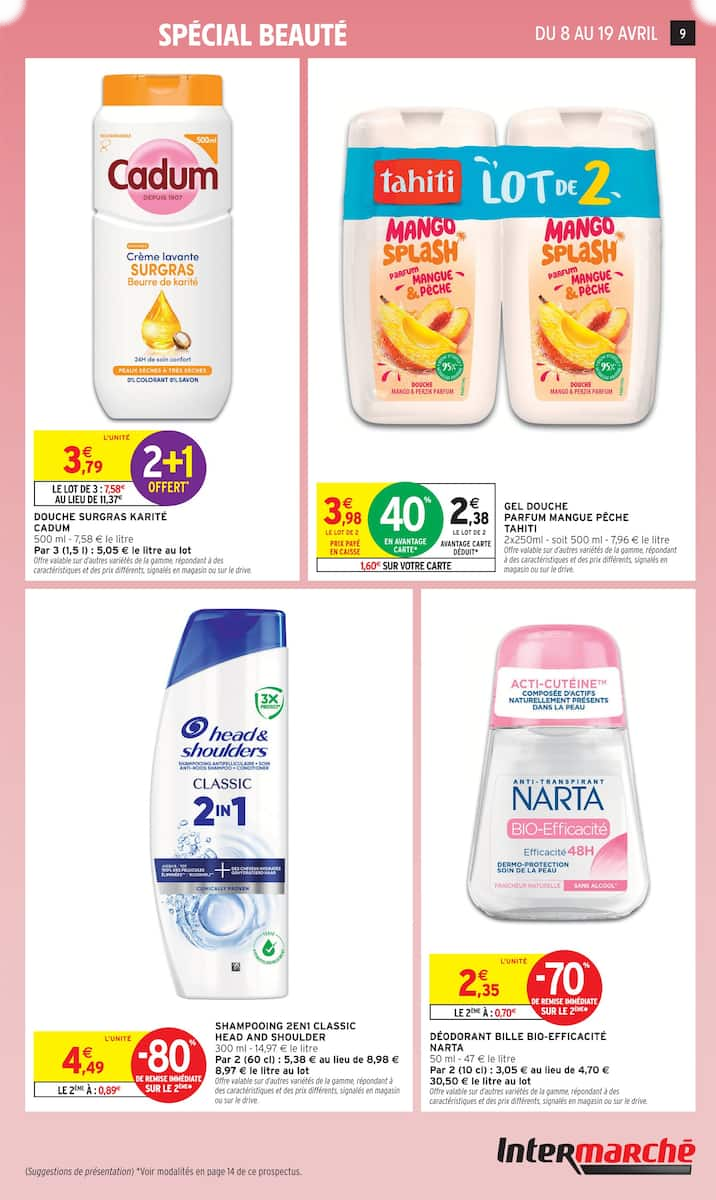 80% REMBOURSÉS EN BONS D'ACHAT SUR LE RAYON BEAUTÉ - Page 9