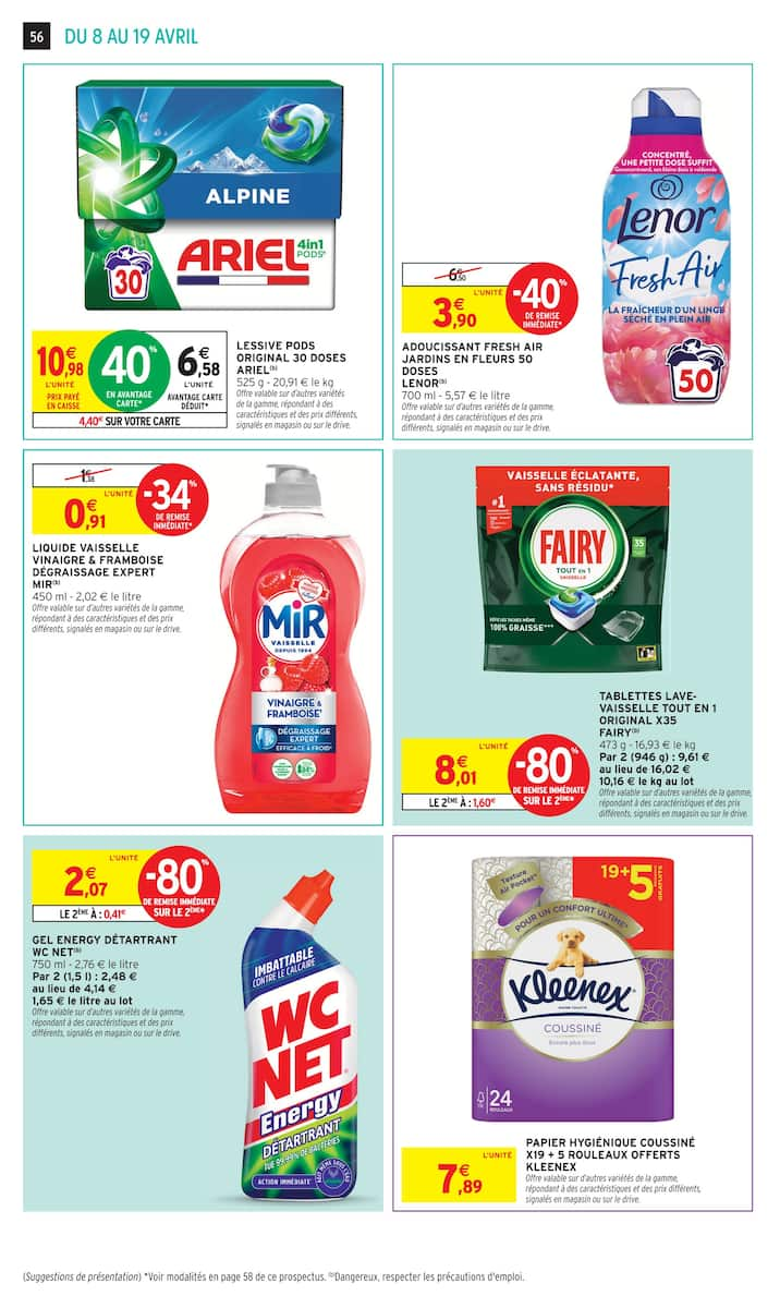 80% REMBOURSÉS EN BONS D'ACHAT SUR LE RAYON BEAUTÉ - Page 56