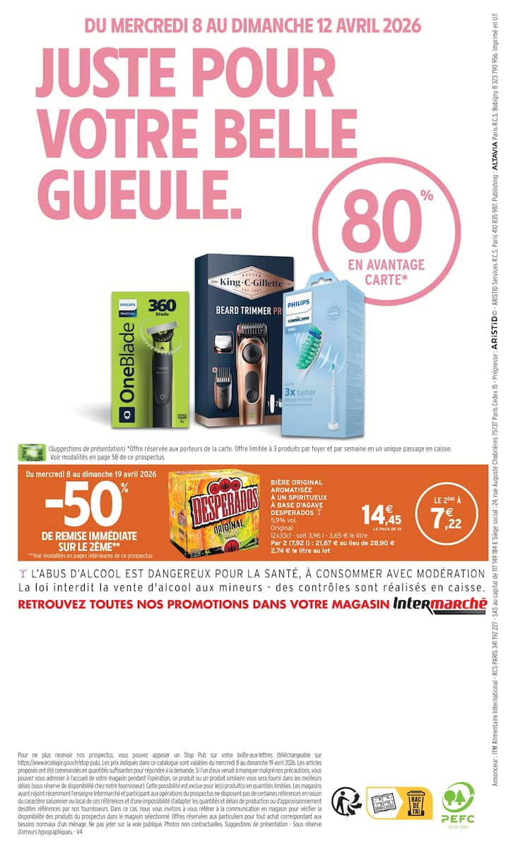 80% REMBOURSÉS EN BONS D'ACHAT SUR LE RAYON BEAUTÉ - Page 64