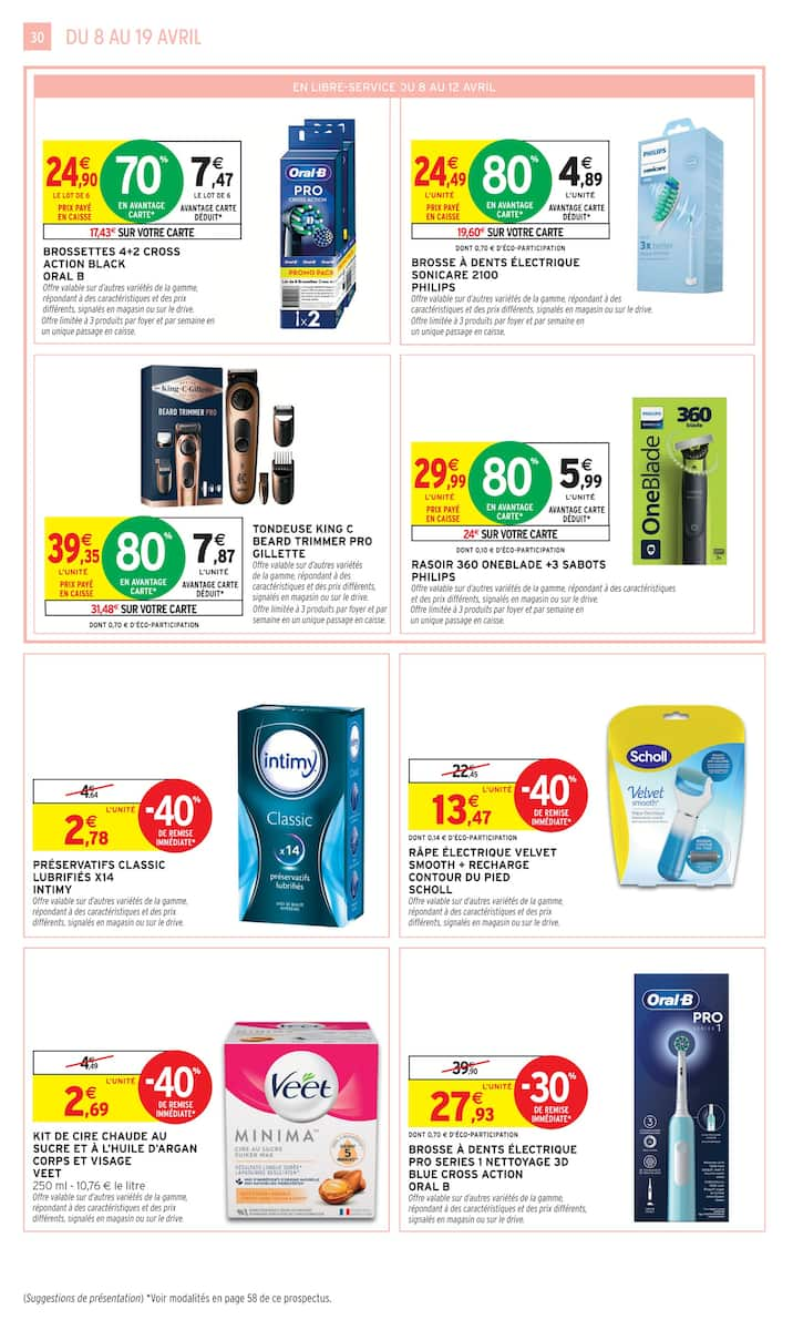 80% REMBOURSÉS EN BONS D'ACHAT SUR LE RAYON BEAUTÉ - Page 30