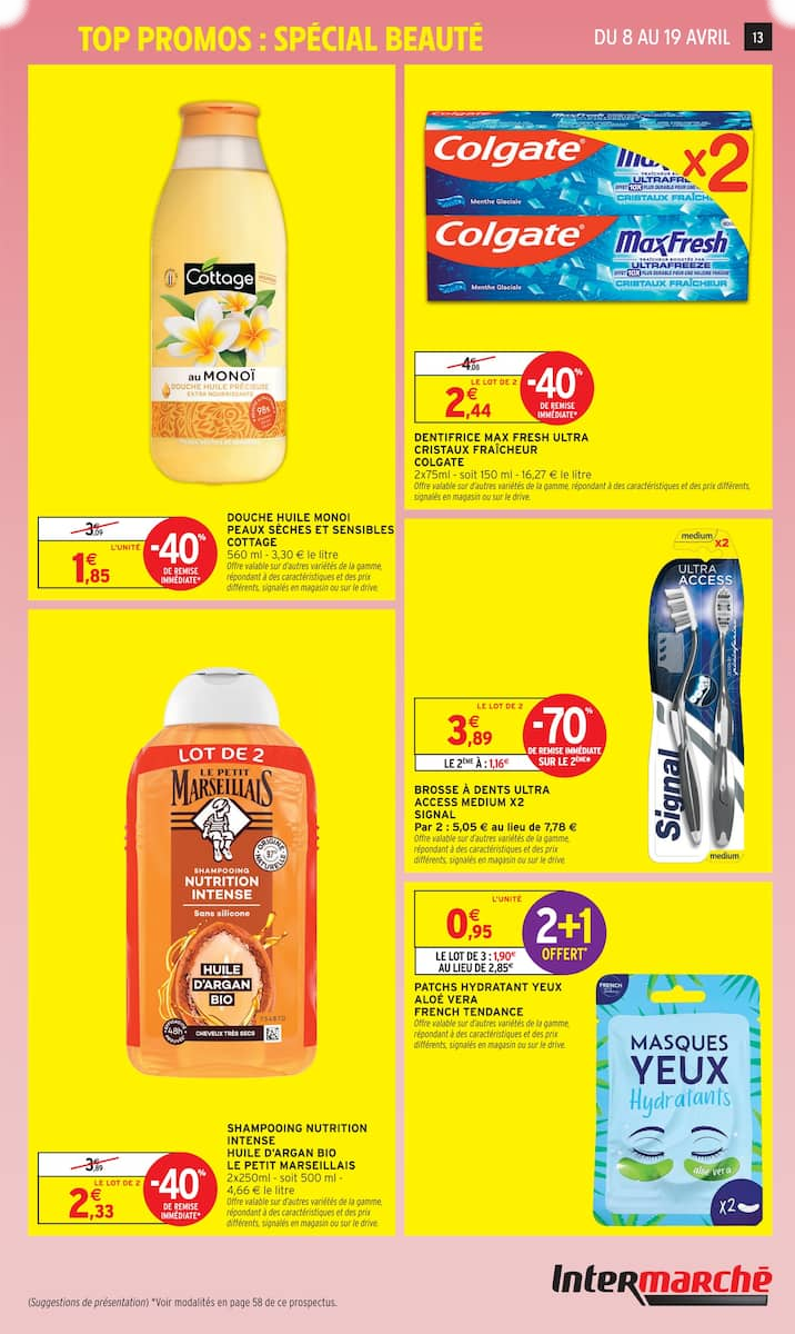 80% REMBOURSÉS EN BONS D'ACHAT SUR LE RAYON BEAUTÉ - Page 13