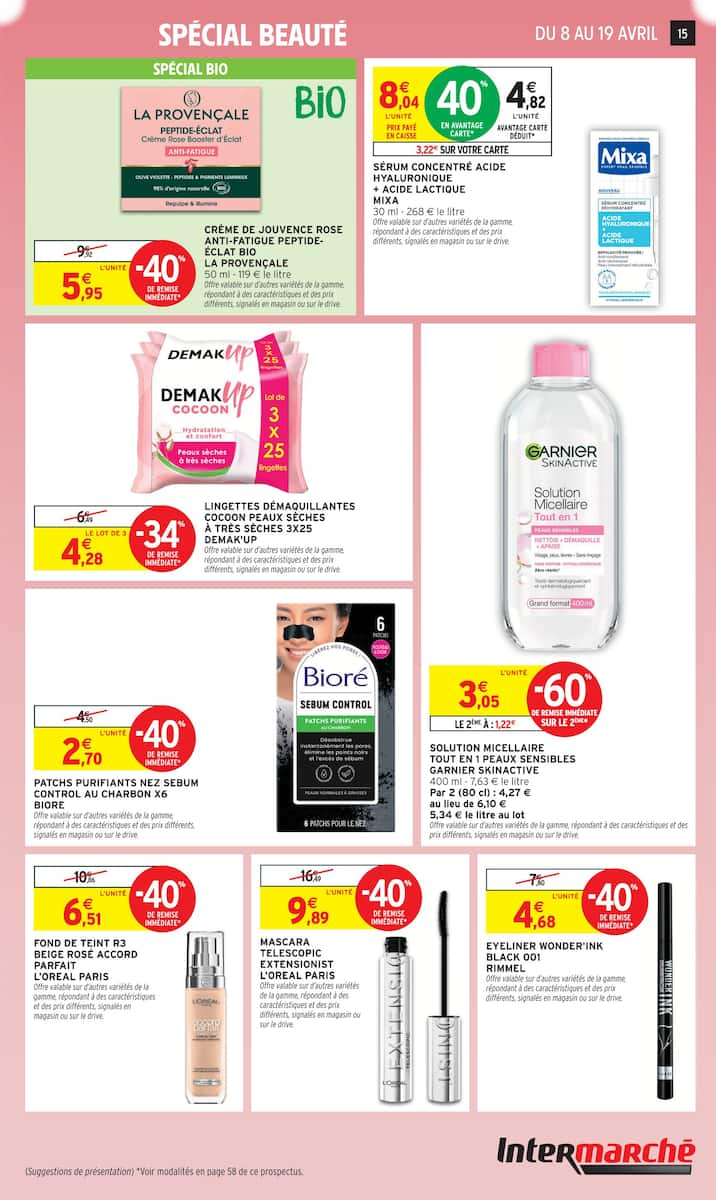 80% REMBOURSÉS EN BONS D'ACHAT SUR LE RAYON BEAUTÉ - Page 15