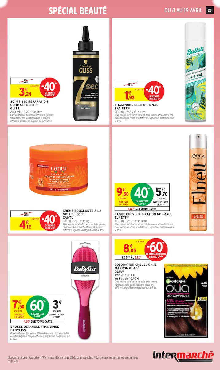 80% REMBOURSÉS EN BONS D'ACHAT SUR LE RAYON BEAUTÉ - Page 23