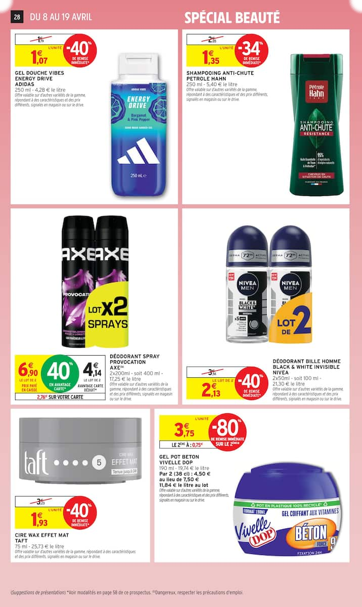 80% REMBOURSÉS EN BONS D'ACHAT SUR LE RAYON BEAUTÉ - Page 28