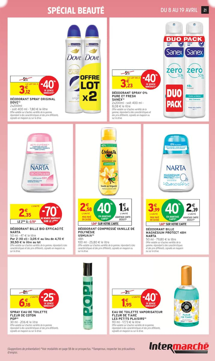 80% REMBOURSÉS EN BONS D'ACHAT SUR LE RAYON BEAUTÉ - Page 21