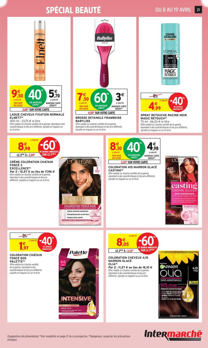 80% REMBOURSÉS EN BONS D'ACHAT SUR LE RAYON BEAUTÉ - Page 21