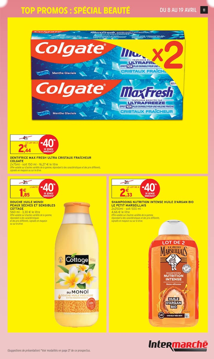 80% REMBOURSÉS EN BONS D'ACHAT SUR LE RAYON BEAUTÉ - Page 11