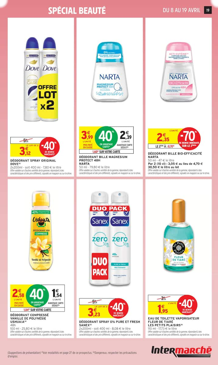 80% REMBOURSÉS EN BONS D'ACHAT SUR LE RAYON BEAUTÉ - Page 19