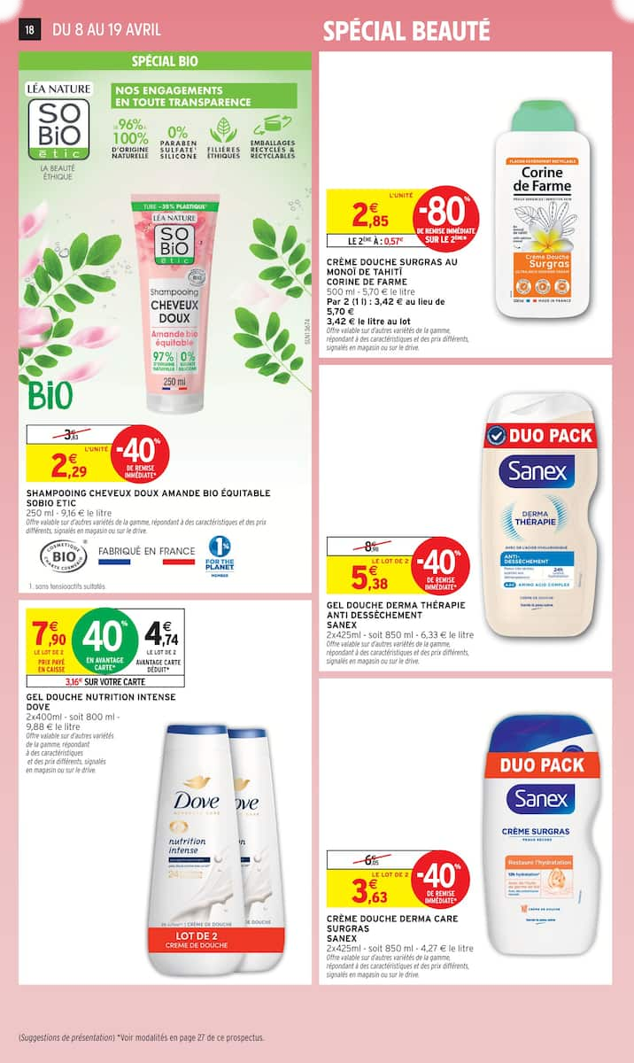 80% REMBOURSÉS EN BONS D'ACHAT SUR LE RAYON BEAUTÉ - Page 18
