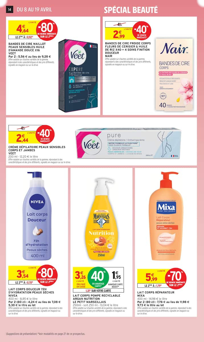 80% REMBOURSÉS EN BONS D'ACHAT SUR LE RAYON BEAUTÉ - Page 14