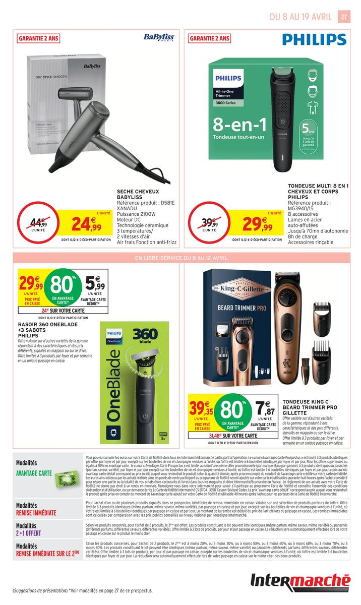 80% REMBOURSÉS EN BONS D'ACHAT SUR LE RAYON BEAUTÉ - Page 27