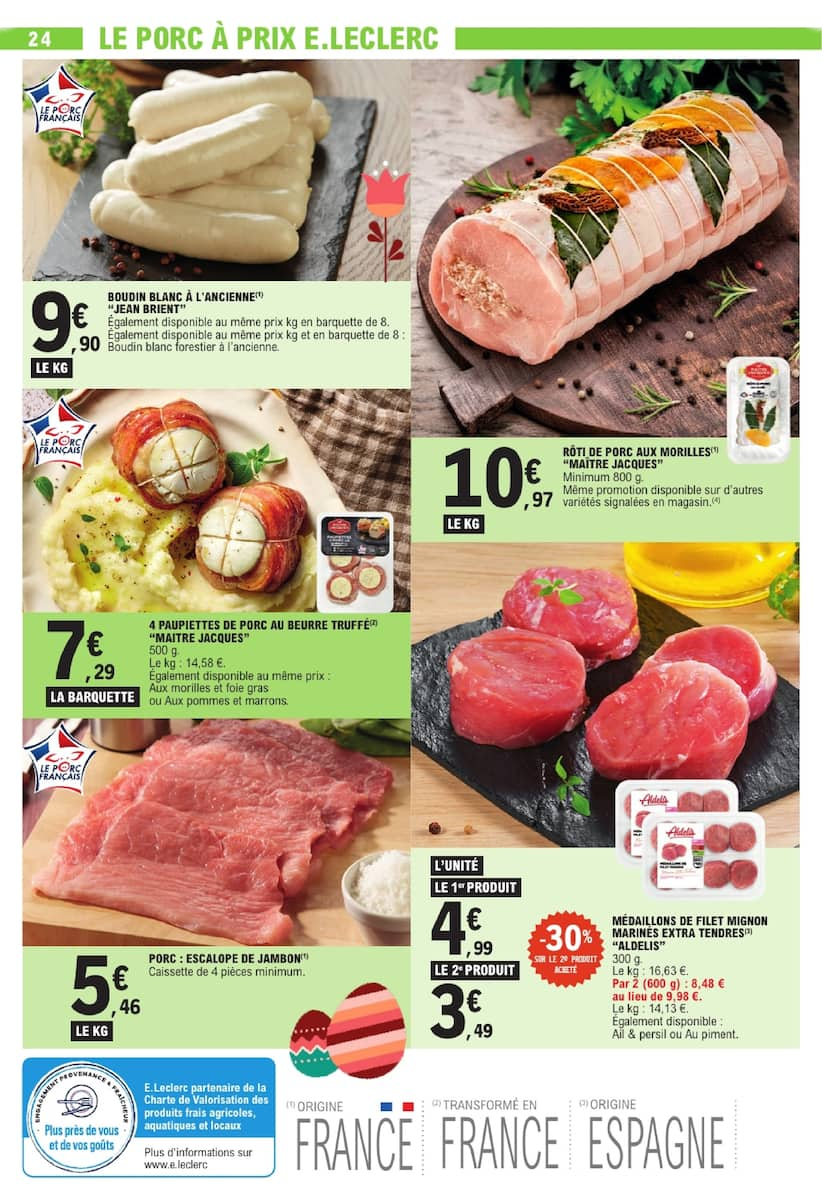 SPÉCIAL PÂQUES À PRIX E.LECLERC - Page 24