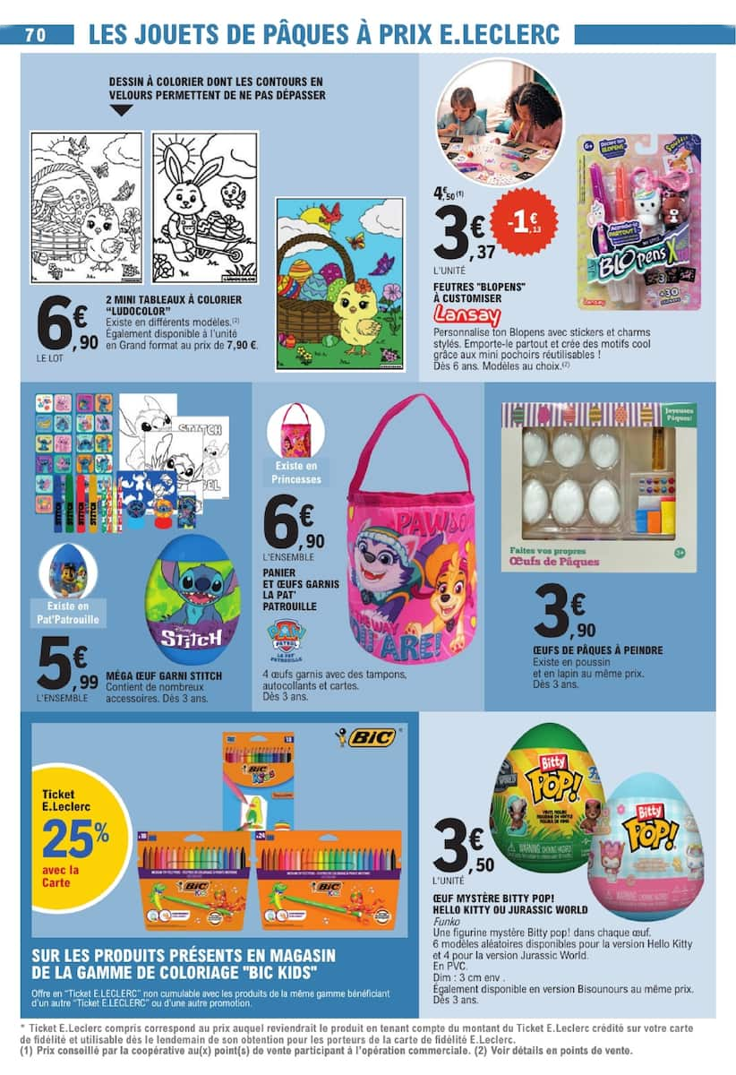 SPÉCIAL PÂQUES À PRIX E.LECLERC - Page 70