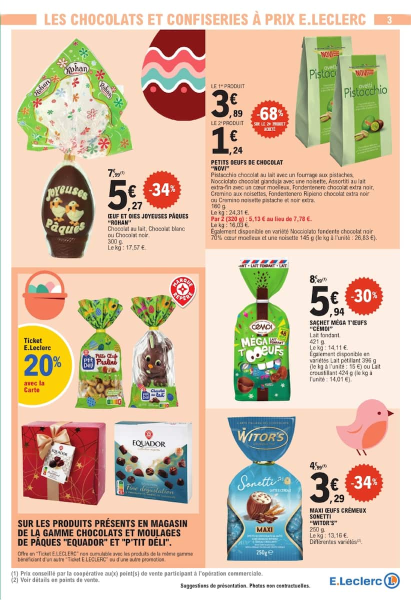 SPÉCIAL PÂQUES À PRIX E.LECLERC - Page 3