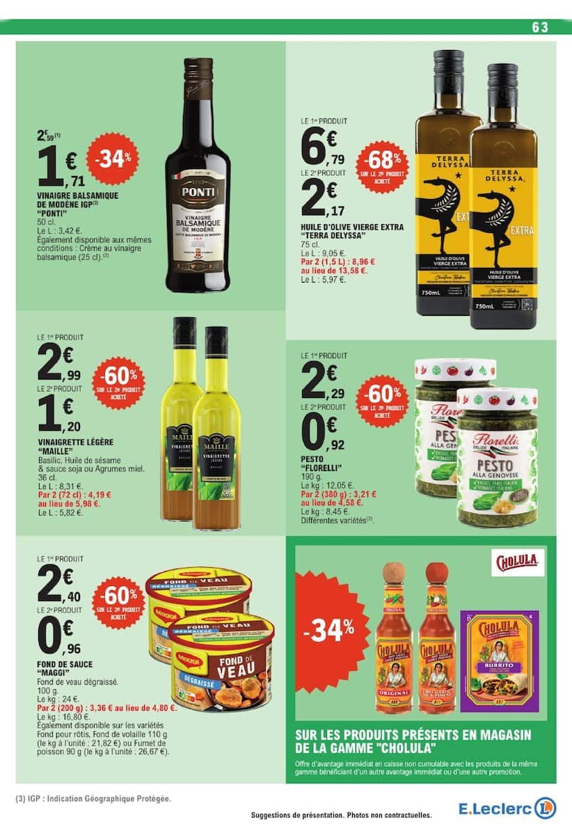 SPÉCIAL PÂQUES À PRIX E.LECLERC - Page 63