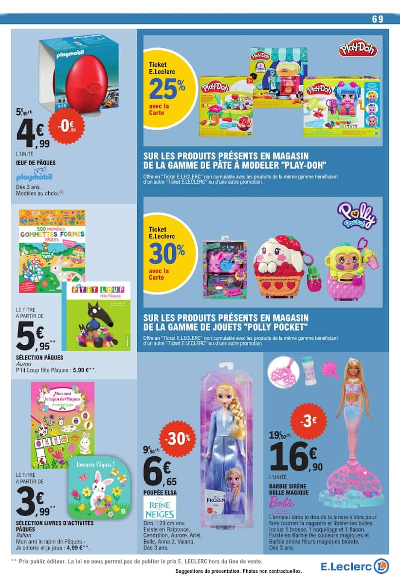 SPÉCIAL PÂQUES À PRIX E.LECLERC - Page 69