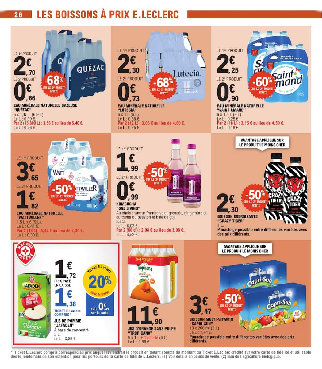 TOUT CE QUI COMPTE POUR VOUS EXISTE À PRIX E.LECERC - Page 26