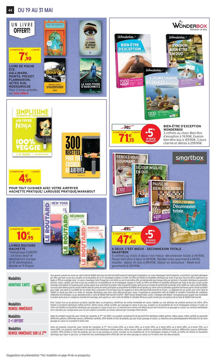 25% DE REMISE IMMÉDIATE OU D'AVANTAGE CARTE - Page 44