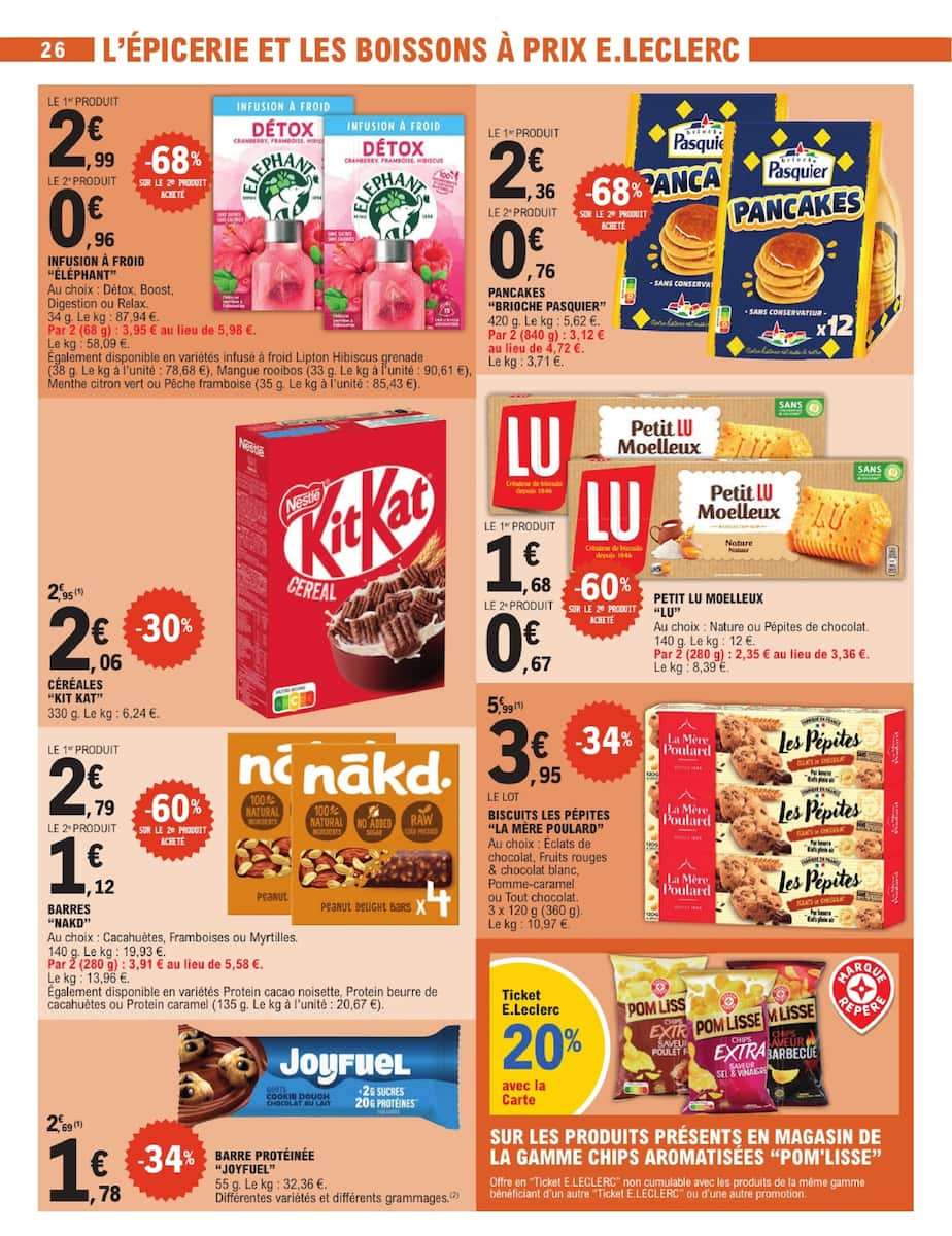 TOUT CE QUI COMPTE POUR VOUS EXISTE À PRIX E.LECERC - Page 26