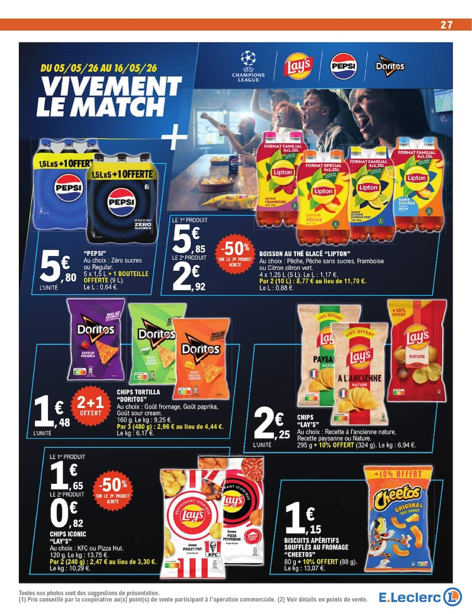 TOUT CE QUI COMPTE POUR VOUS EXISTE À PRIX E.LECERC - Page 27