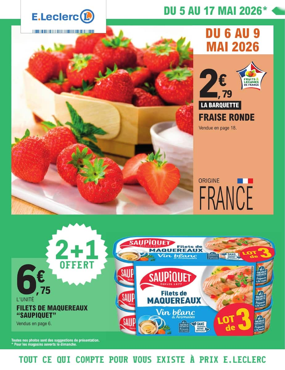 TOUT CE QUI COMPTE POUR VOUS EXISTE À PRIX E.LECERC - Page 1