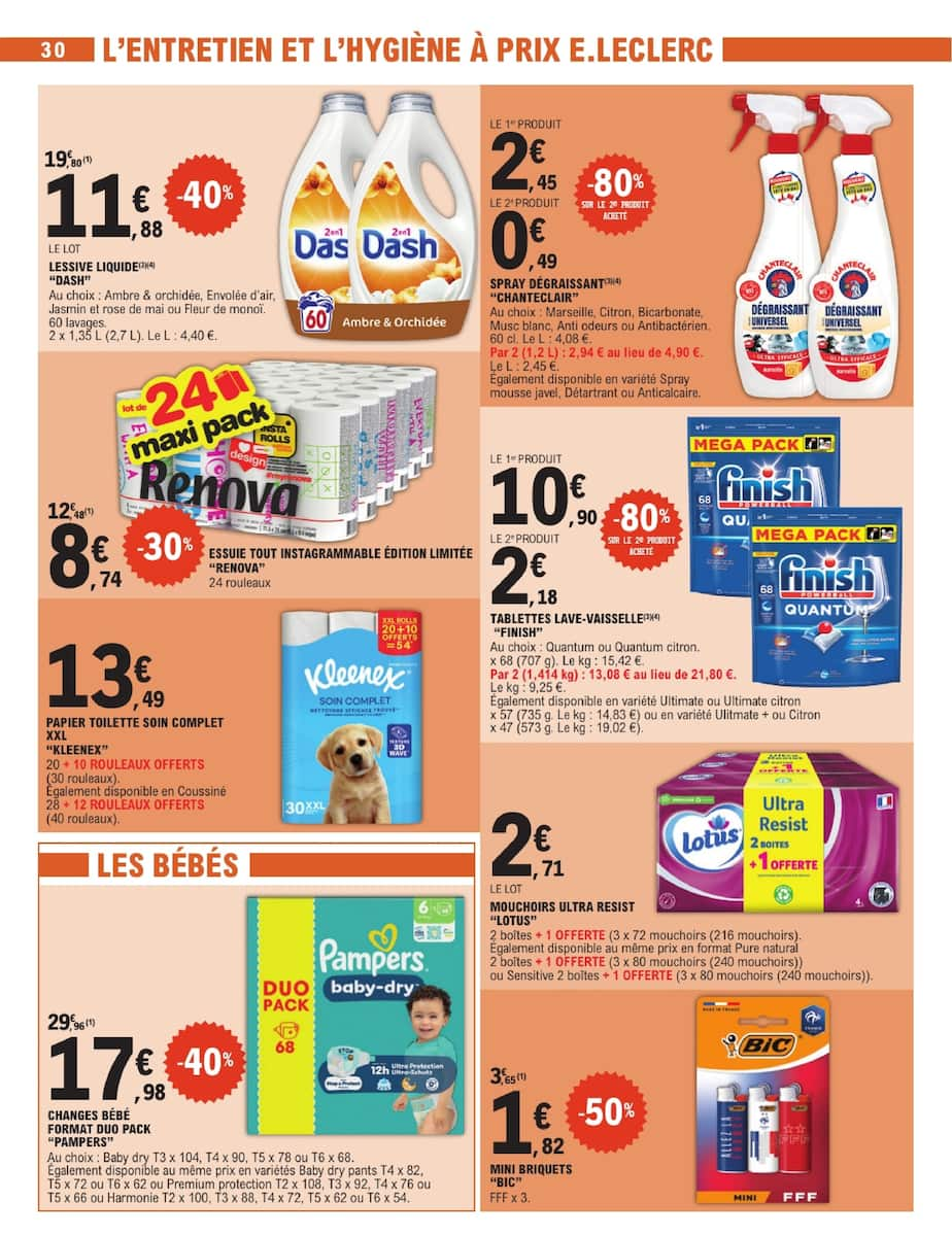 TOUT CE QUI COMPTE POUR VOUS EXISTE À PRIX E.LECERC - Page 30
