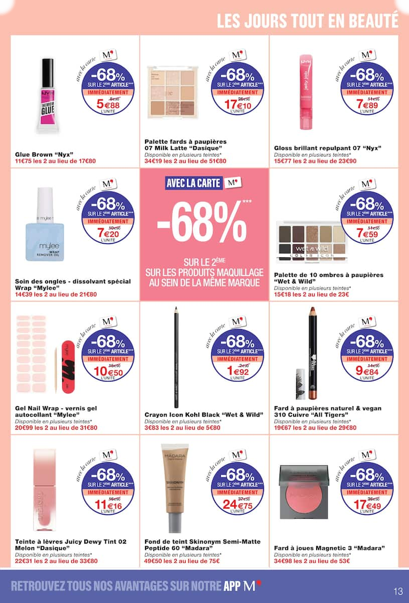 JUSQU'À -80% SUR LE 2ÈME AVEC LA CARTE M' - Page 13