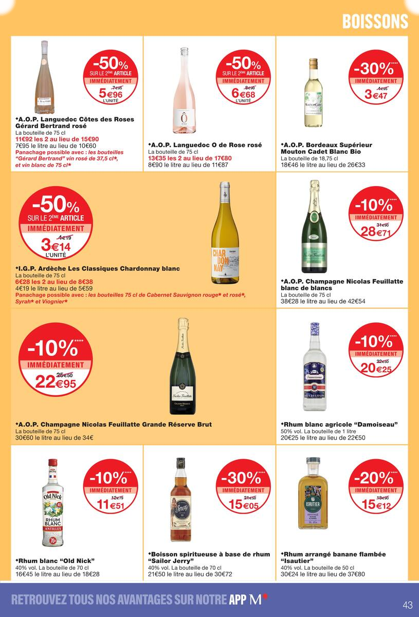 JUSQU'À -80% SUR LE 2ÈME AVEC LA CARTE M' - Page 43