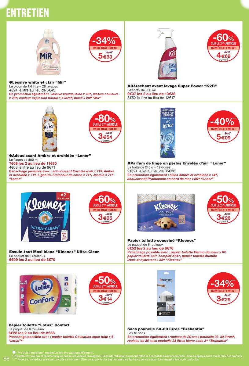 JUSQU'À -80% SUR LE 2ÈME AVEC LA CARTE M' - Page 66