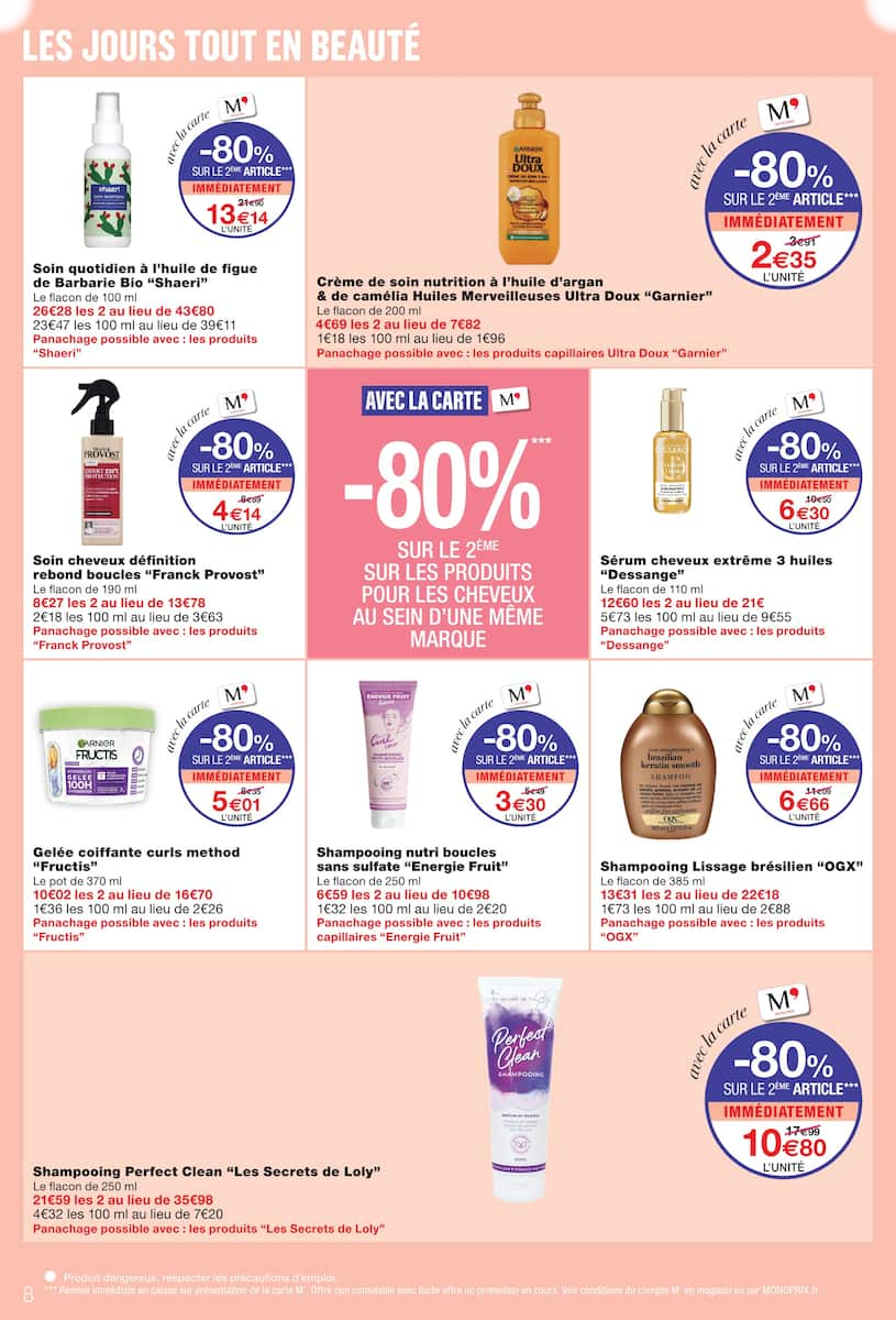 JUSQU'À -80% SUR LE 2ÈME AVEC LA CARTE M' - Page 8
