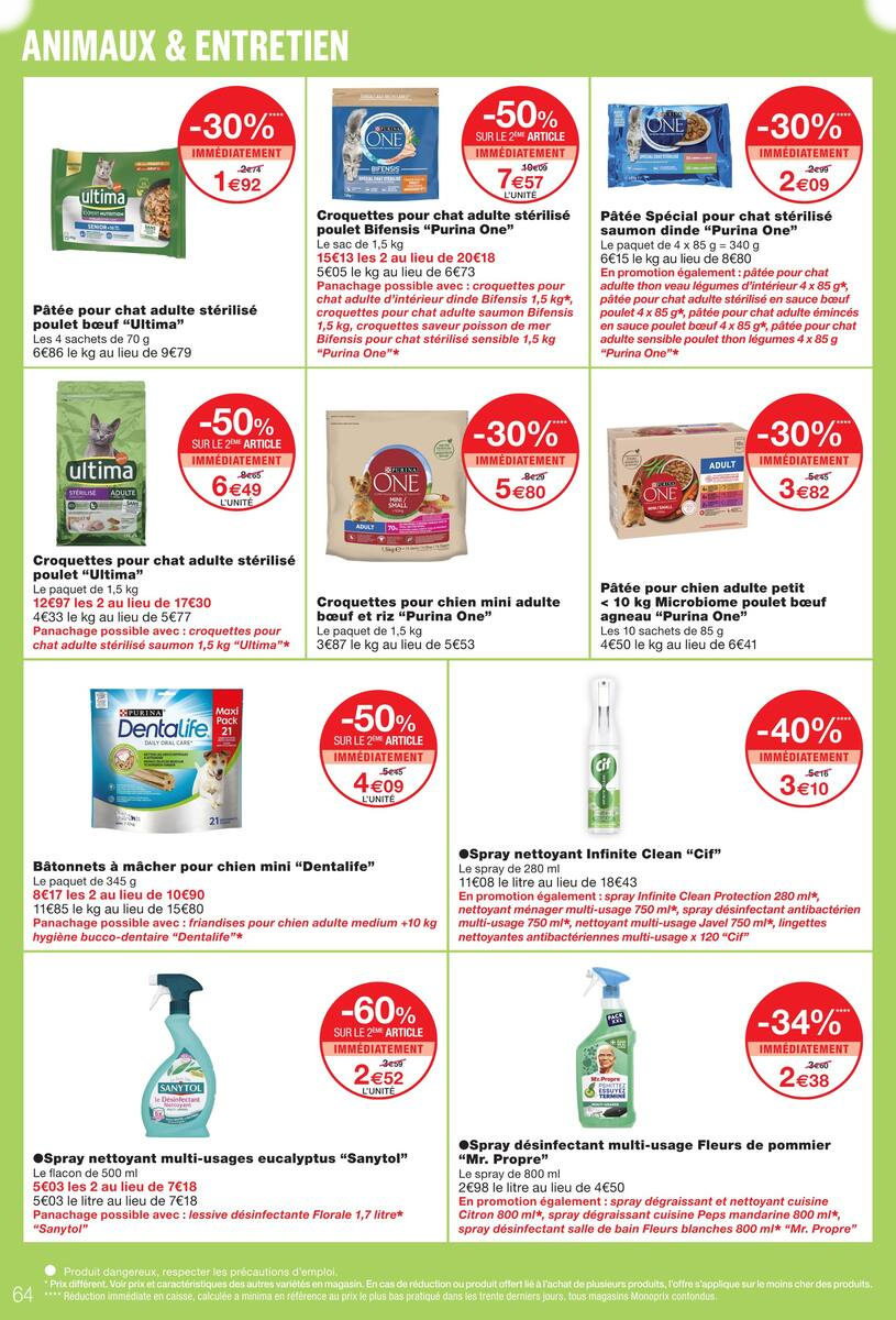 JUSQU'À -80% SUR LE 2ÈME AVEC LA CARTE M' - Page 64