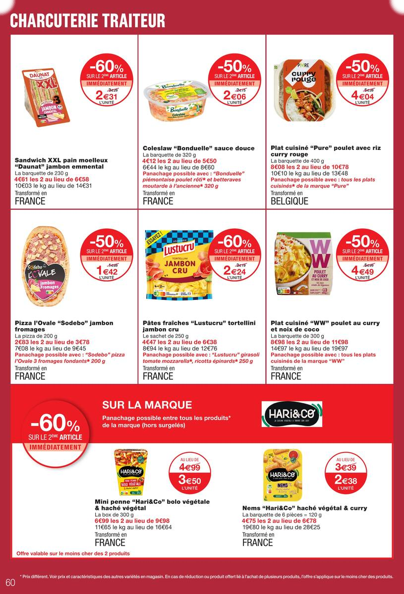 JUSQU'À -80% SUR LE 2ÈME AVEC LA CARTE M' - Page 60