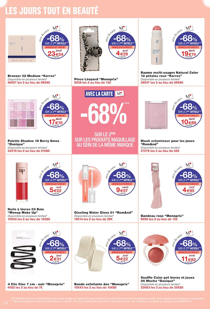 JUSQU'À -80% SUR LE 2ÈME AVEC LA CARTE M' - Page 14