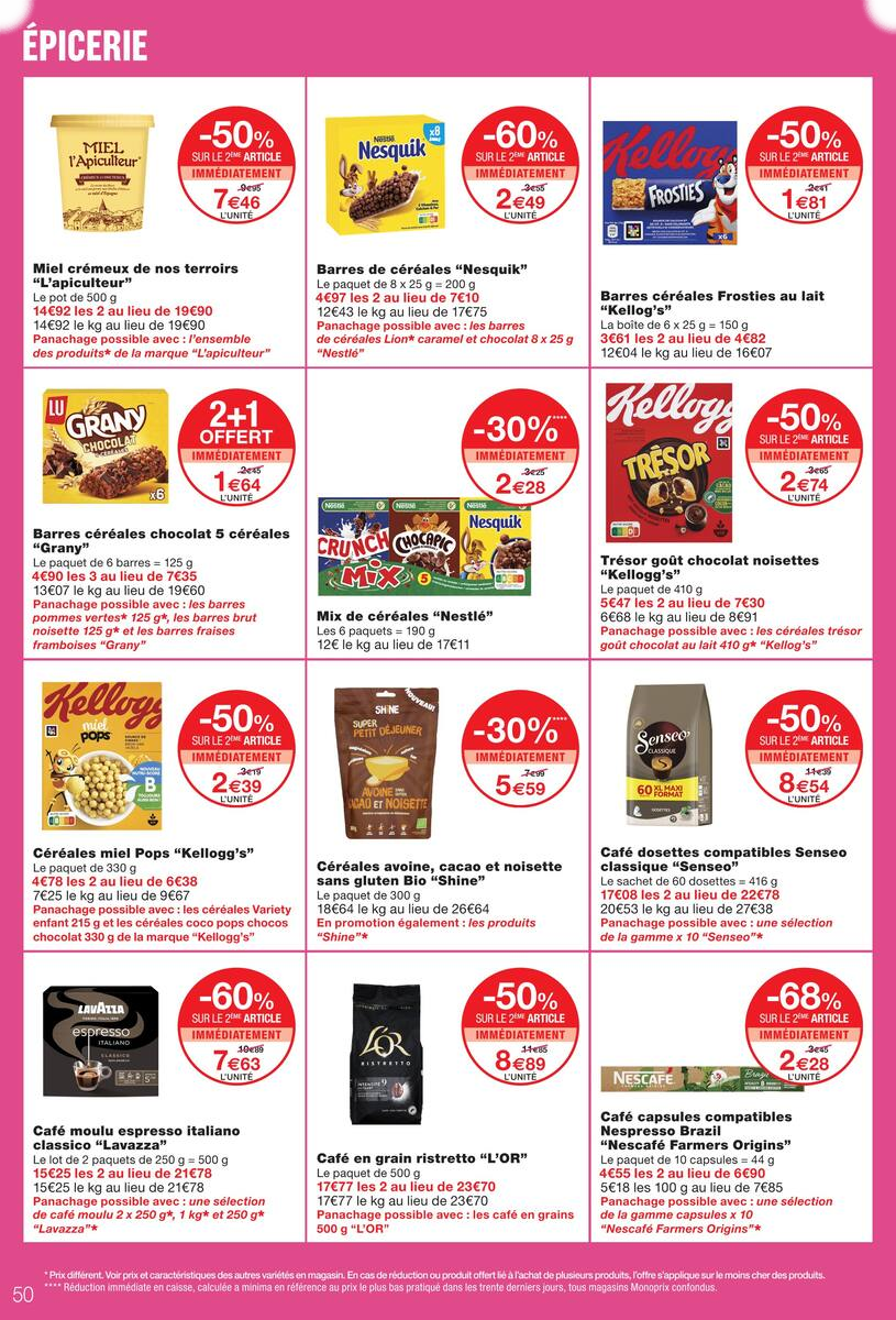 JUSQU'À -80% SUR LE 2ÈME AVEC LA CARTE M' - Page 50