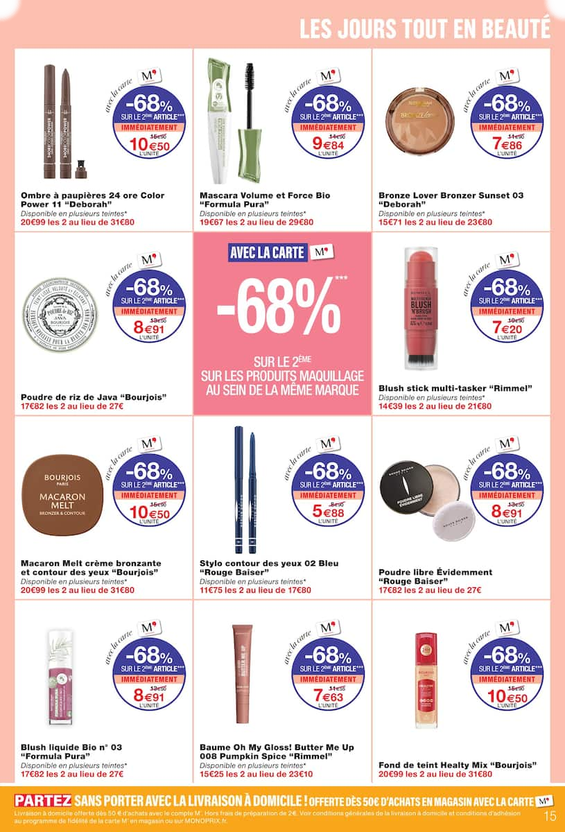 JUSQU'À -80% SUR LE 2ÈME AVEC LA CARTE M' - Page 15