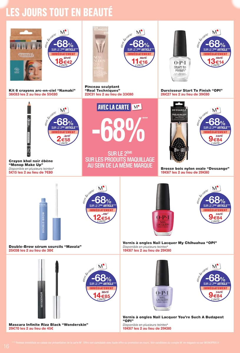 JUSQU'À -80% SUR LE 2ÈME AVEC LA CARTE M' - Page 16