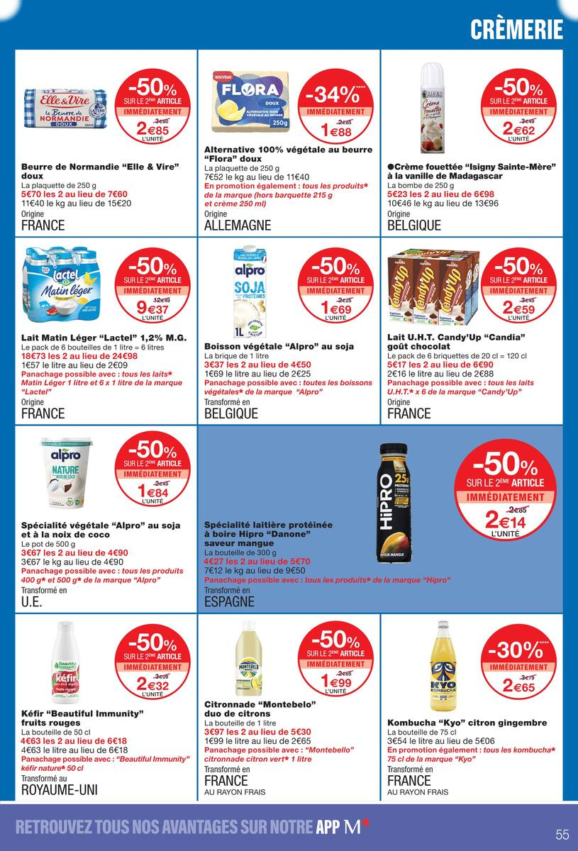 JUSQU'À -80% SUR LE 2ÈME AVEC LA CARTE M' - Page 55
