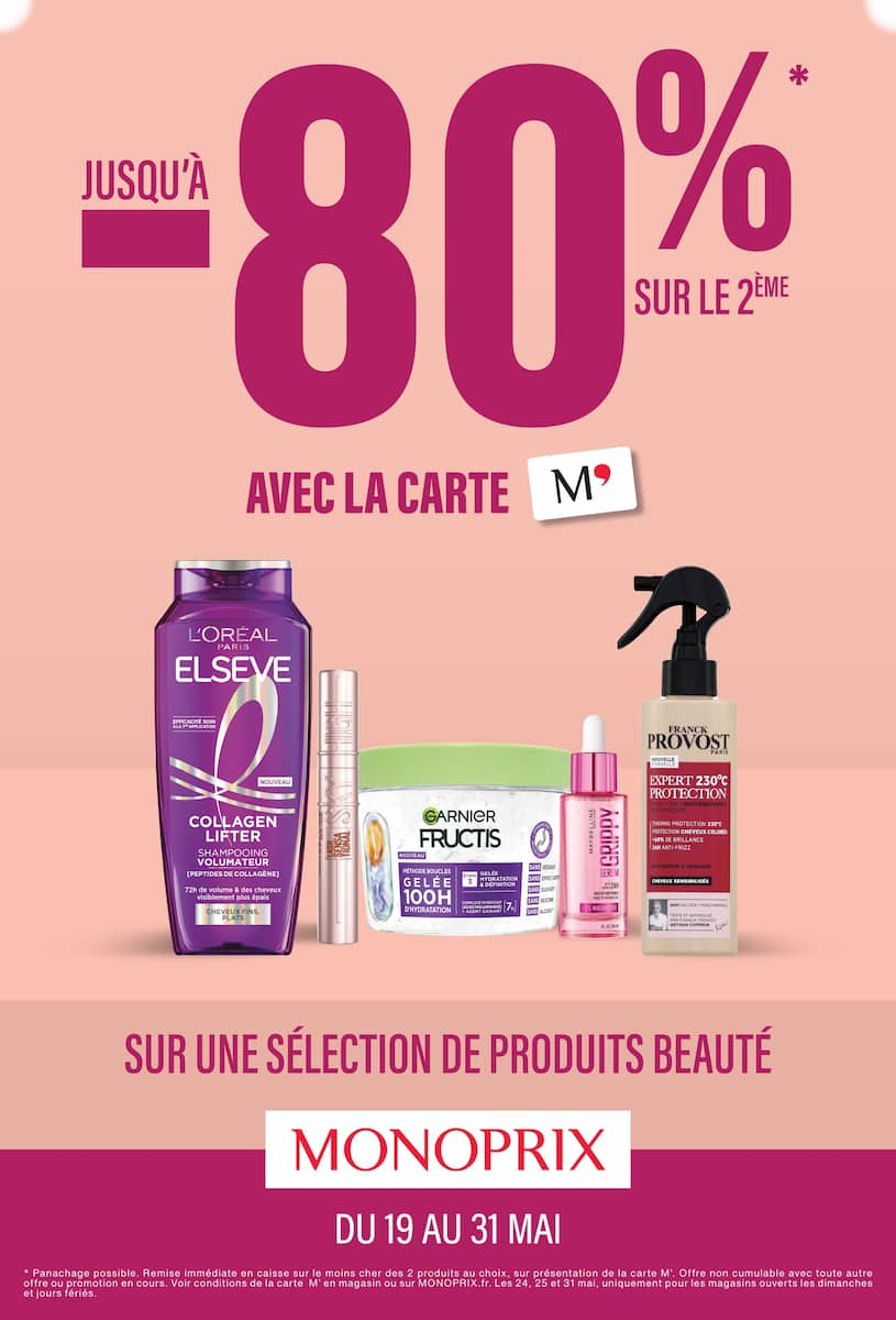 JUSQU'À -80% SUR LE 2ÈME AVEC LA CARTE M' - Page 1
