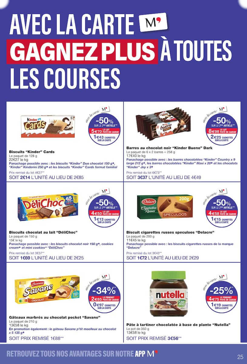 JUSQU'À -80% SUR LE 2ÈME AVEC LA CARTE M' - Page 25
