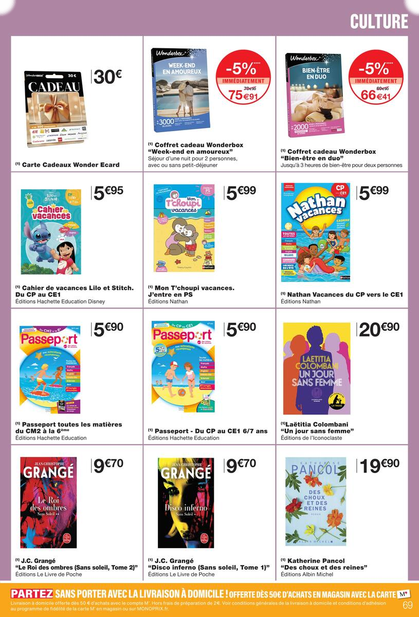 JUSQU'À -80% SUR LE 2ÈME AVEC LA CARTE M' - Page 69